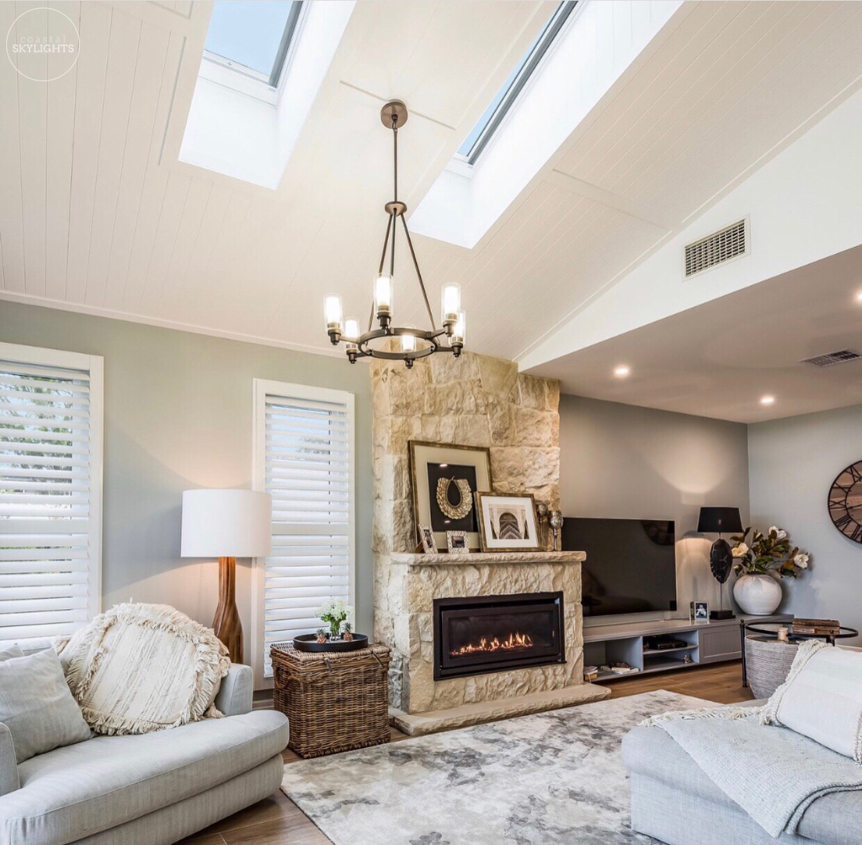 View of Home - coastal skylights